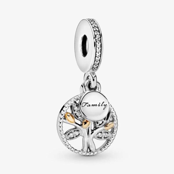 Aile Ağacı Sallantılı Charm 791728CZ - 1