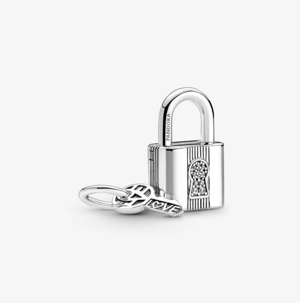 Pandora 790088C01 - Gold Kilit ve Anahtar Sallantılı Charm - 1