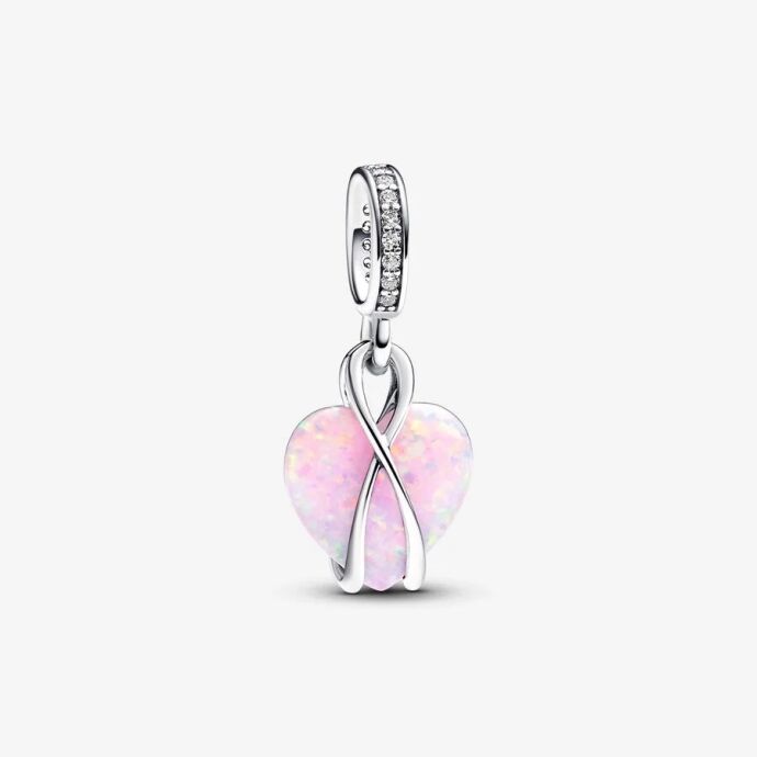 Pandora Anne Işıltılı Kalp Sallantılı Charm 793202C01 - 1