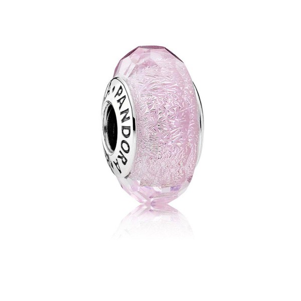 Pandora Pembe Parlak Murano Cam Charm 791650 - 6