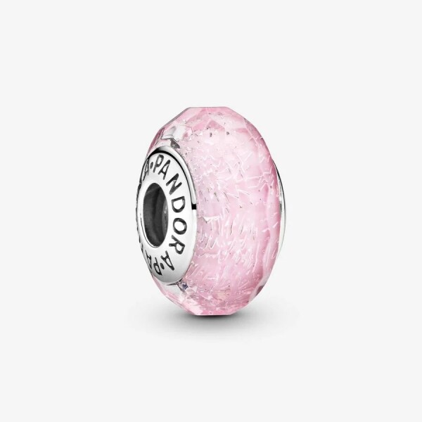 Pandora Pembe Parlak Murano Cam Charm 791650 - 1