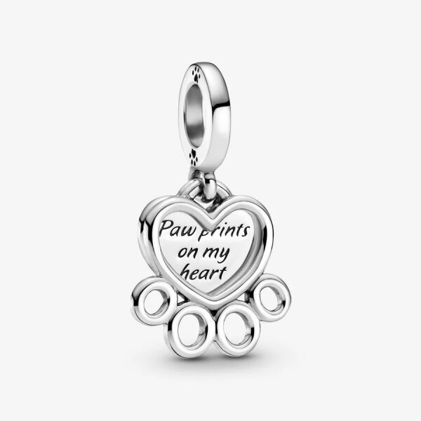 Pandora Kalp ve Pati İzi Sallantılı Charm 799360C00 - 1