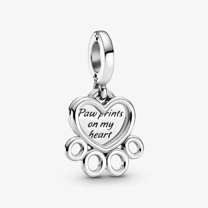 Pandora Kalp ve Pati İzi Sallantılı Charm 799360C00 - 1