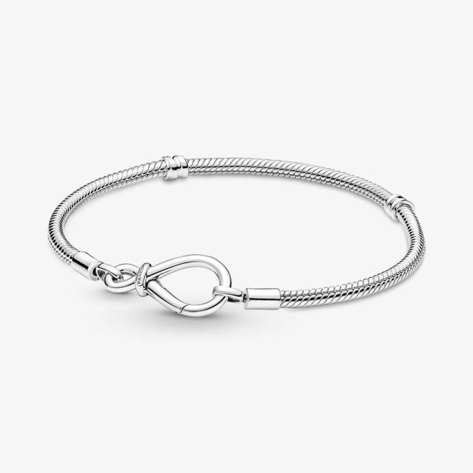 Pandora Moments Sonsuzluk Düğümü Zincir Bileklik 590792C00-17cm - 1