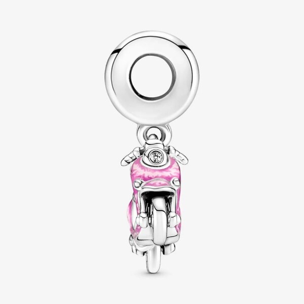 Pandora Pembe Scooter Sarkan Charm 791057C01 - 2