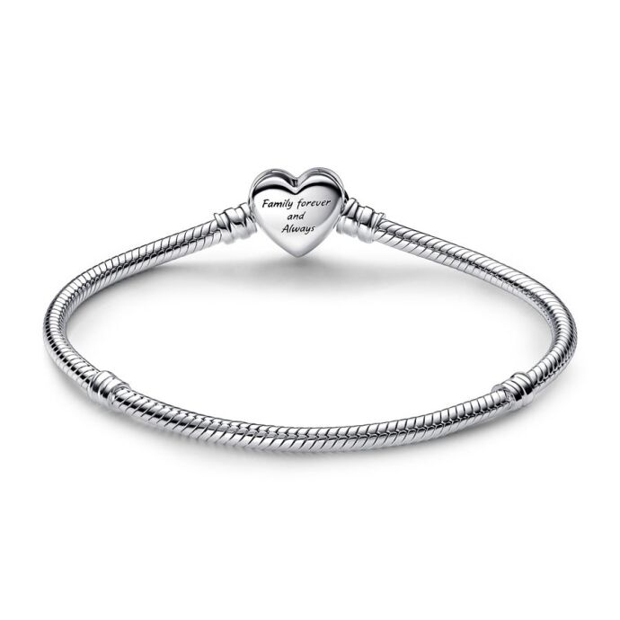 Pandora Sonsuz Kalp Klipsli Yılan Zincir 592645C01-16cm - 2