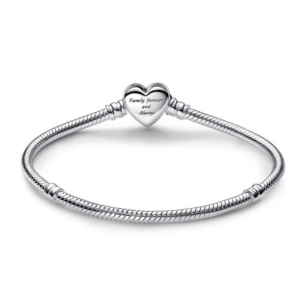 Pandora Sonsuz Kalp Klipsli Yılan Zincir 592645C01-21cm - 2